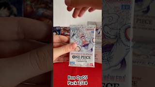 ONE PIECE Box OP05 🔥 Pack 224 onepiece tcg cards op05 luffy luffygear5 manga anime [upl. by Ahsertal]