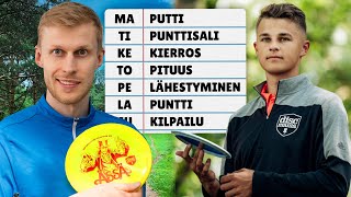 Treenasin viikon kuten Suomen paras frisbeegolfaaja [upl. by Aisatana]