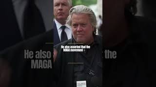 Steve Bannon Ordered to Serve Prison Sentence  Claims He Wont Be Silenced currentaffairs news [upl. by Genia244]