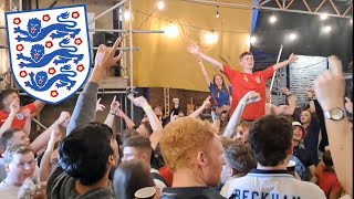 WILD ENGLAND CELEBRATIONS AT HOLMFIRTH PICTUREDROME AFTER WIN AGAINST HOLLAND [upl. by Hcardahs]