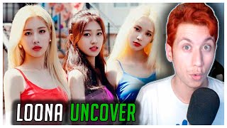 REAGINDO À LOONA Odd Eye Circle  Uncover LYRICS [upl. by Reilly]