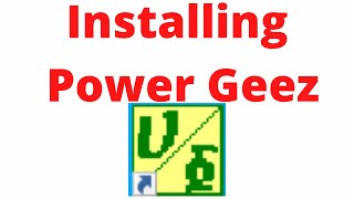 Installing and Typing Power geez እንዴት ፖውር ግዕዝ ኢንስታል ማድረግ እና መፃፍ እንችላለን [upl. by Ennagrom]