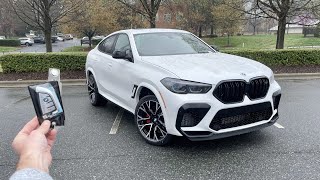 2023 BMW X6 M Competition Start Up Exhaust Test Drive Walkaround POV and Review [upl. by Meekyh67]