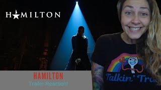 Hamilton Official Trailer Reaction Disney [upl. by Quickel]