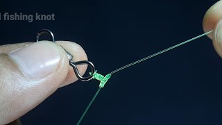 How to make a t knot on a swivel t swivel knot [upl. by Akcirehs]