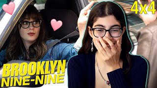 🎶whos that girl its JESS🎶 Brooklyn NineNine 4x4 Reaction [upl. by Najar]