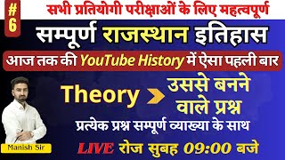 6  राजस्थान इतिहास  मेवाड़ का इतिहास2  History of Mewar  Theory  उससे बनाने वाले प्रश्न [upl. by Alleoj]