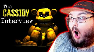 SFM An Interview with Cassidy  Golden Freddy Fan Animation By jgems FNAF REACTION [upl. by Adaval]