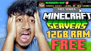 I Make A FREE MINECRAFT SERVER In 2min🤑 [upl. by Nwahsuq]