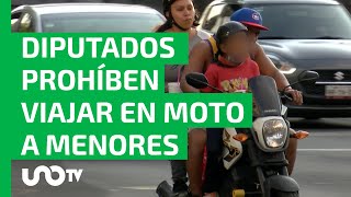 Seguridad primero diputados prohíben viajar en moto a menores de 12 años [upl. by Anella461]