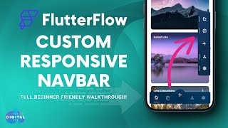 Build a Custom Responsive Navbar in FlutterFlow  Full Walkthrough [upl. by Latsyk]