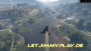 GTA Online Helicopter Emergency Landing with Engine Failure [upl. by Annohs]