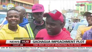 Gachagua impeachment plot Nyeri residents react [upl. by Llehsal]