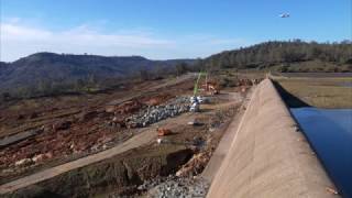 Oroville Spillway February 14 2017 [upl. by Selrhc]