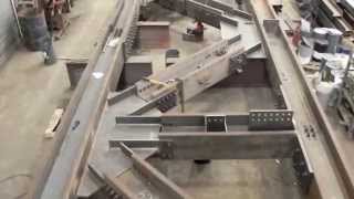 Long Island Steel Fabrication  St Josephs Truss Flyover [upl. by Naujik]