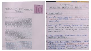 NCERT Notes for Class 11 History Chapter 10 Displacing Indigenous Peoples Part2 [upl. by Alana854]