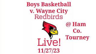 Boys Basketball v Wayne City  Foxes Invitational [upl. by Ranit778]