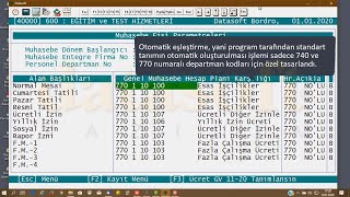 Datasoft Bordrodan Muhasebe Fişi Oluşturma [upl. by Adniles]