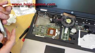 HP ProBook 6550b servicing open changing the thermal paste and changes the processor [upl. by Jem]