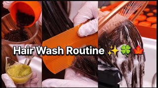 Asmr 🍁🍀Head Spa Routine ✨ [upl. by Eli]