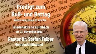 Zum Buß und Bettag 2023 [upl. by Eusassilem]