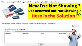 ENROLL REGISTER NEW DIGITAL SIGNATURE DSC NOT DETECTING for ETender  ePASS2003  WD PROXKEY [upl. by Oker]