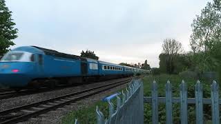 43055 amp 43046 at Cloddymore FootbridgeCheltenham [upl. by Enirahtak]