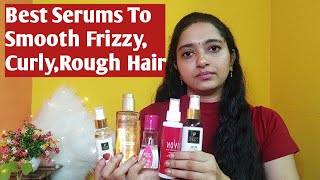 What is Hair Serum and how To use in TeluguBest Hair serums For curly frizzy hair in Telugu [upl. by Anemolihp885]