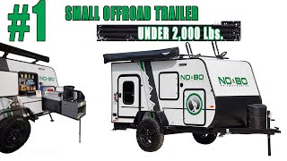 Amazing OFF ROAD Small Camper Trailer NOBO 106 Forest River [upl. by Nydroj]