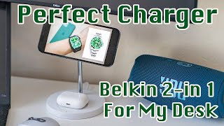 Belkin BoostCharge Pro 3in1 Wireless Charger with Official MagSafe Charging 15W [upl. by Mayer]