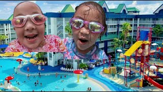 Holiday Inn Orlando Waterpark Summer FUN Playing in the Florida Sun [upl. by Jahn]