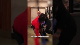 Security Guard ATTACKS Kanel Joseph 👊💥 [upl. by Tychonn]