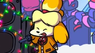 Isabelle singing bubblegum kk except it’s a Friday night funkin mod [upl. by Ahsietal]