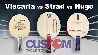 Butterfly Viscaria vs Xiom Stradivarius vs Hugo Calderano HAL Table Tennis Blades [upl. by Maureen]