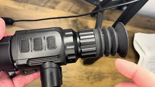 Quick Tips How to zero the Bering Optics Yoter Hogster Vibe Thermal Rifle Scopes [upl. by Ahsea]