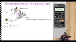 LernvideoSatz des Pythagoras Anwendungsaufgaben [upl. by Aivatnahs]