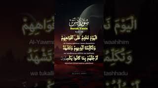 Al Quran Dan Terjemahan  Surah Yasin Ayat 65 [upl. by Harbed]