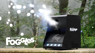 EUROLITE FOGGLES BubbleFog Machine [upl. by Dyraj]