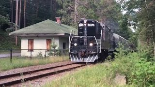 Adirondack Scenic Railway in Raybrook [upl. by Adnuhsor]