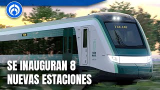 Tren Maya inaugura nuevas estaciones en tramo Palenque Campeche [upl. by Behre176]