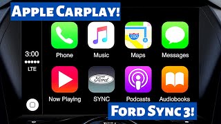 How to use Apple CarPlay with Ford Sync 3 [upl. by Yrrag]