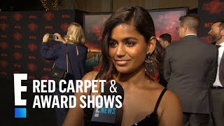 quotStranger Thingsquot Cast Linnea Berthelsen on Punk Invasion  E Red Carpet amp Award Shows [upl. by Conan]