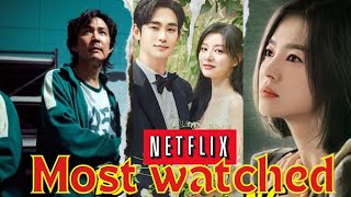 MostWatched KDramas on Netflix Top 10 by Millions of Hours Viewed Best Korean Drama Kdramas [upl. by Hildegarde157]