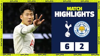 HeungMin Sons INCREDIBLE hattrick  EXTENDED HIGHLIGHTS  Spurs 62 Leicester City [upl. by Ikairik]