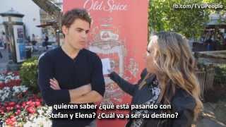 Paul Wesley habla de Stefan y Elena subtitulado en español [upl. by Ylle]