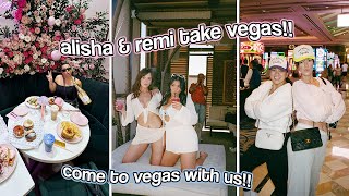 ALISHA amp REMI TAKE VEGAS Dress Try On With Me [upl. by Aciraa]