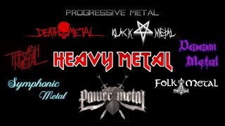 Subgenres of Heavy Metal [upl. by Immaj43]