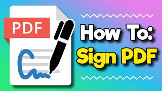 How to Sign PDF and Create Digital Signature in Adobe Reader Free 2024 [upl. by Marella443]