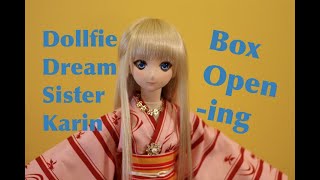 Dollfie Dream Sister KarinBOX OPENING [upl. by Rabiah]