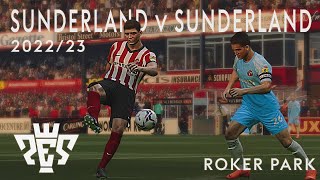 Roker Park  Sunderland v Sunderland  PES [upl. by Ahsenre]